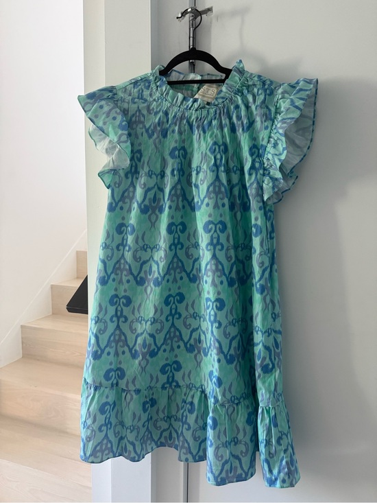 Sail to Sable Dresses & Skirts - Sail to Sable Mint and Teal Ikat Mini Dress